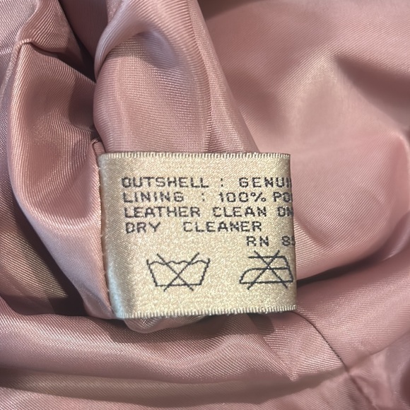 Rem Garson tan leather knee pencil skirt - Picture 10 of 12